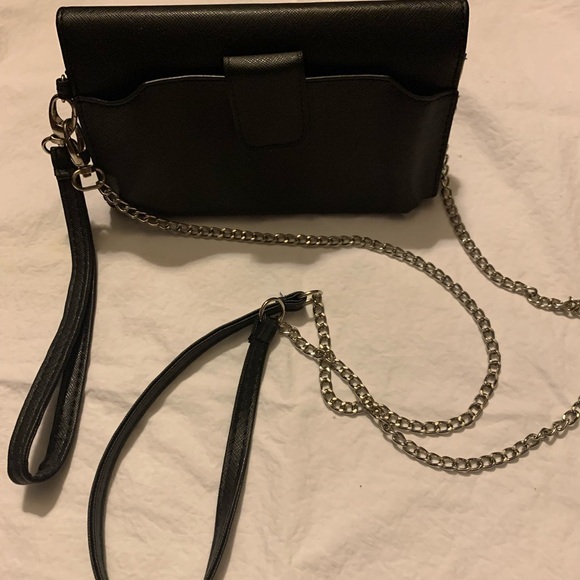 ❤️Black Formal Bag with Removable Chain Strap, beautiful condition - Picture 1 of 7